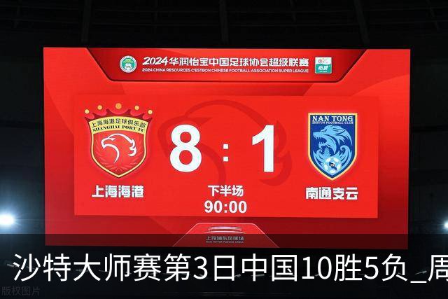 沙特大师赛第3日中国10胜5负 周跃龙吕昊天赢德比